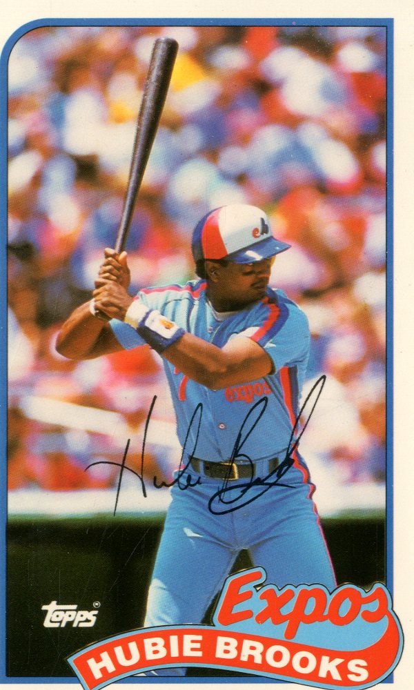 1989 Topps Baseball Talk/LJN #133 Hubie Brooks