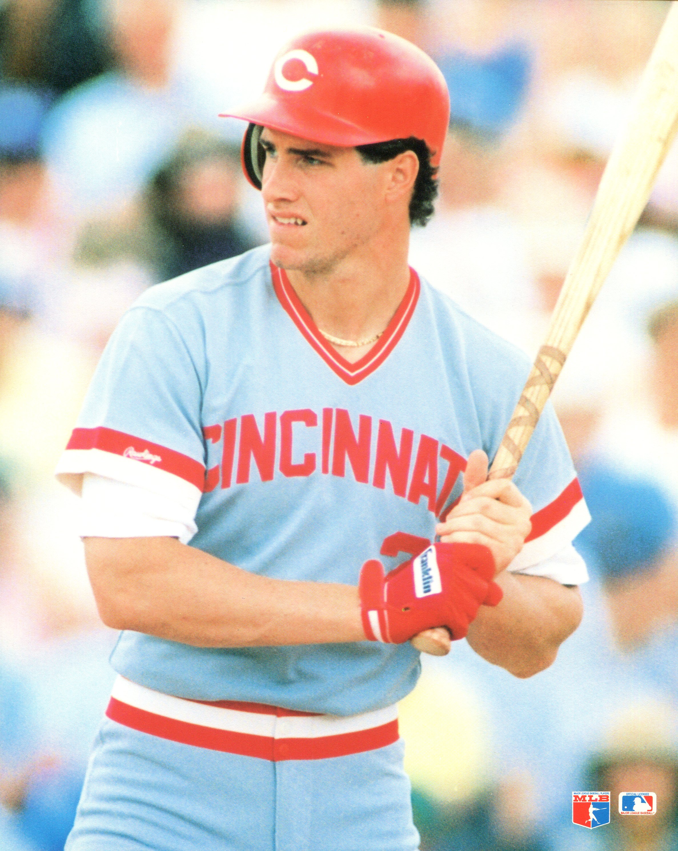 PAUL O'NEILL 8x10 Color Photo Picture 1989 TV Sports Mailbags 44