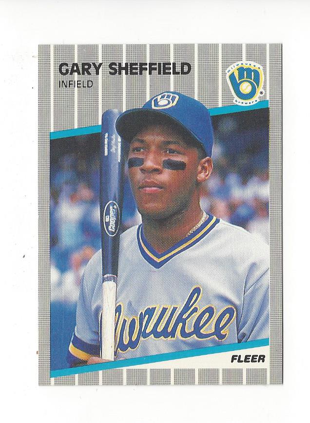 1989 Fleer #196 Gary Sheffield RC