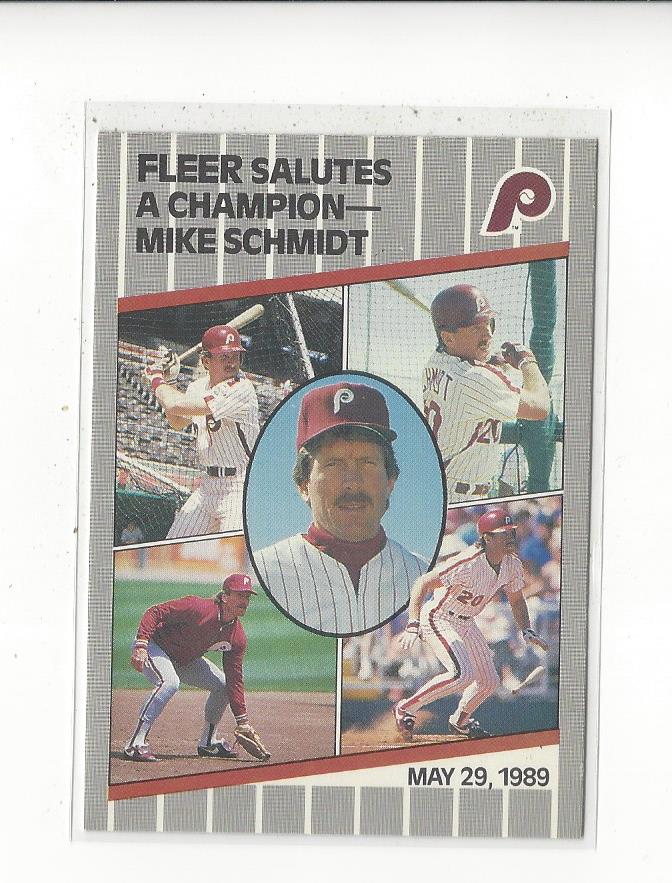 1989 Fleer Update #131 Mike Schmidt SPEC