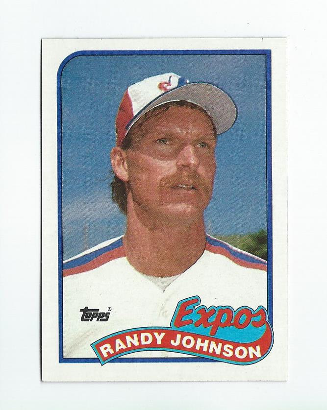 1989 Topps #647 Randy Johnson RC