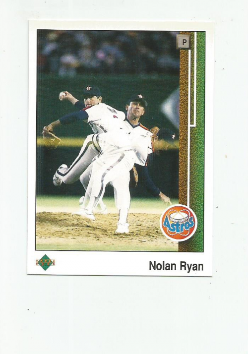 1989 Upper Deck #145 Nolan Ryan 3X
