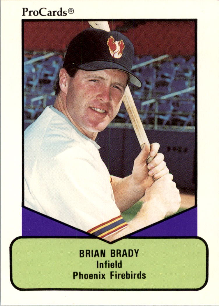 1990 ProCards AAA #42 Brian Brady