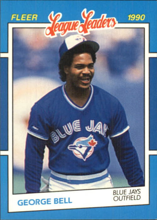 1990 Fleer League Leaders #3 George Bell