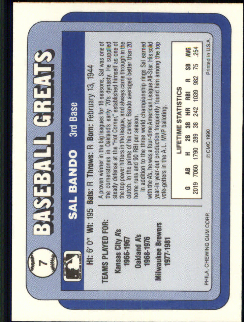 1990 Swell Baseball Greats "Main Set" Cards #1 to #135 - Picture 15 of 272
