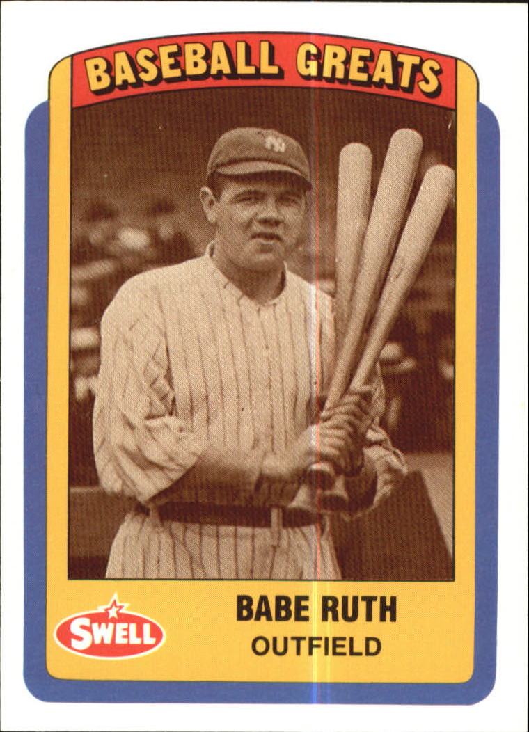 1990 Swell Baseball Greats #10 Babe Ruth