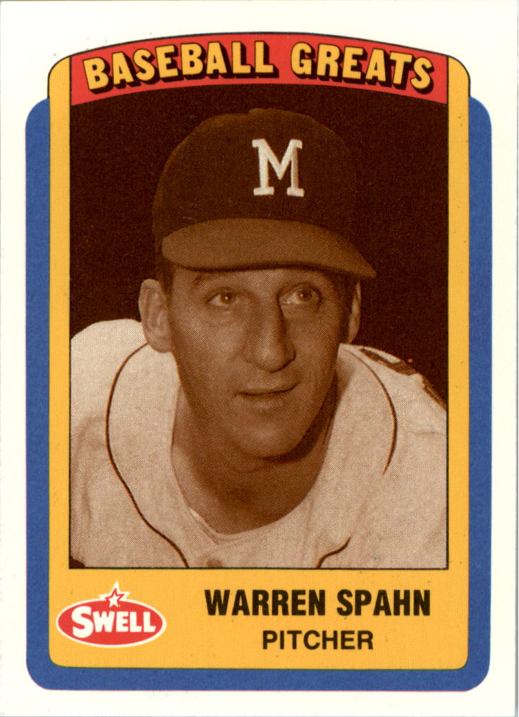 1990 Swell Baseball Greats #12 Warren Spahn