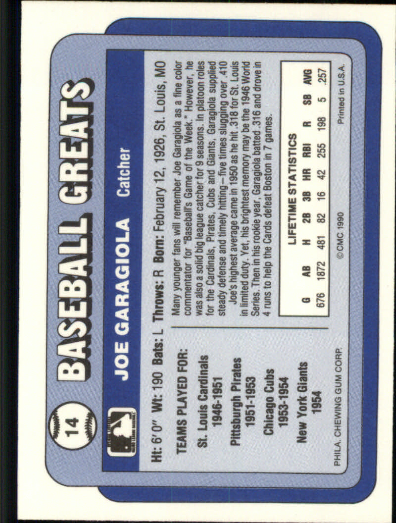 1990 Swell Baseball Greats "Main Set" Cards #1 to #135 - Picture 29 of 272