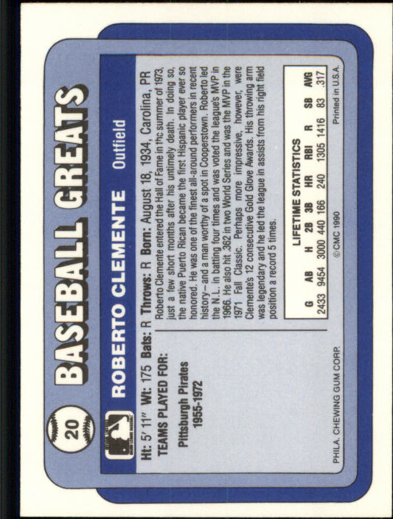 1990 Swell Baseball Greats "Main Set" Cards #1 to #135 - Picture 41 of 272