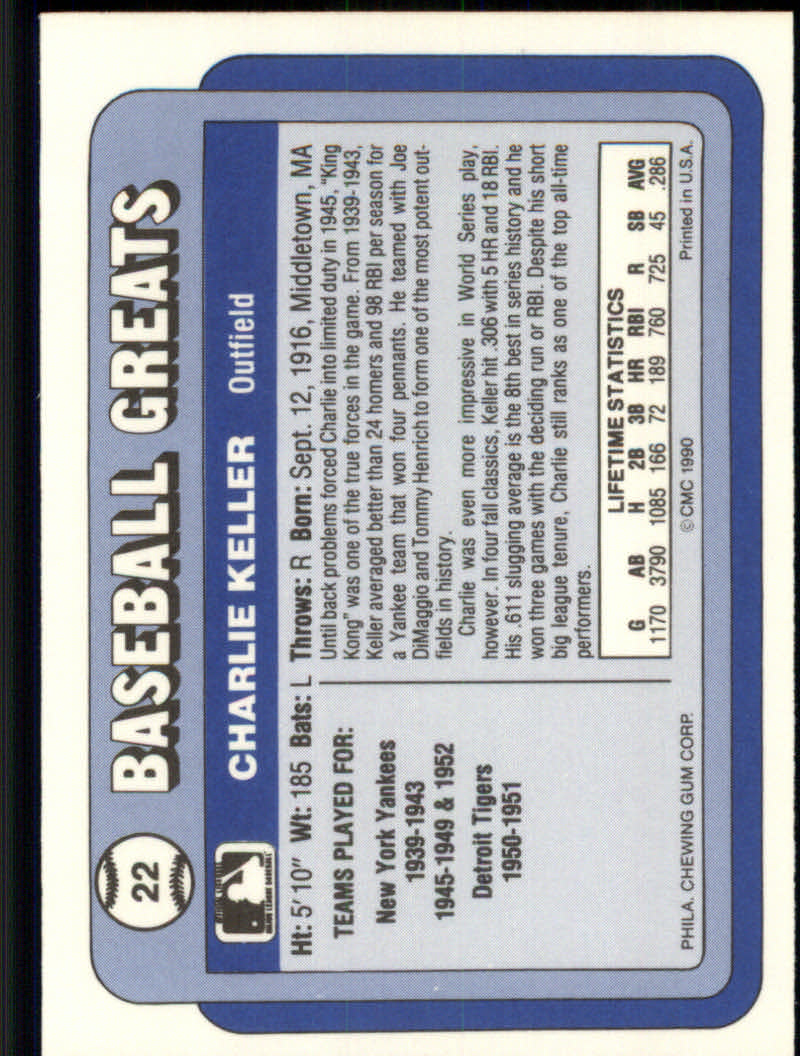 1990 Swell Baseball Greats "Main Set" Cards #1 to #135 - Picture 45 of 272