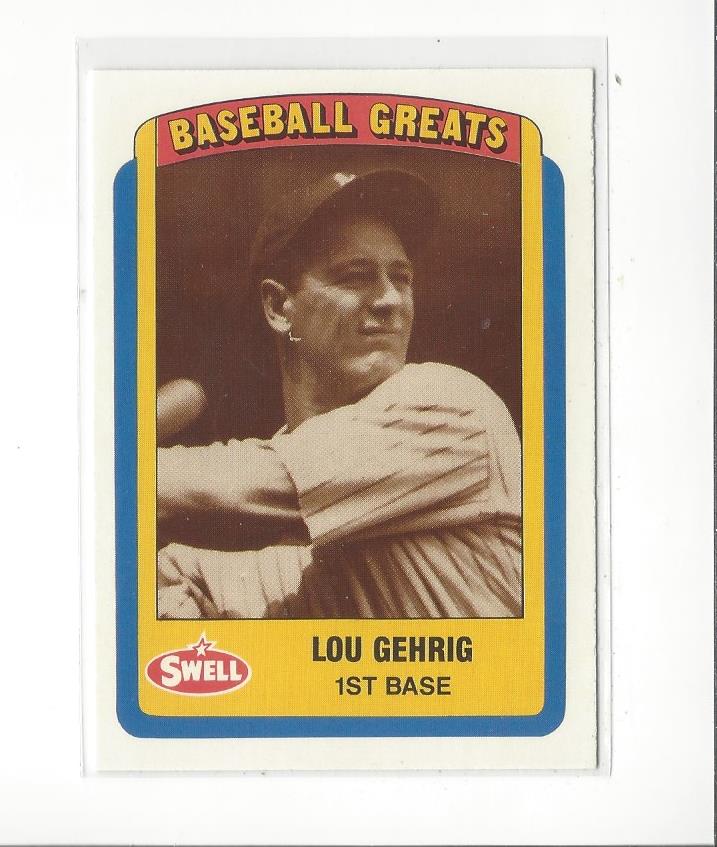 Lou Gehrig cards (1990-2022) Yankees - You Choose