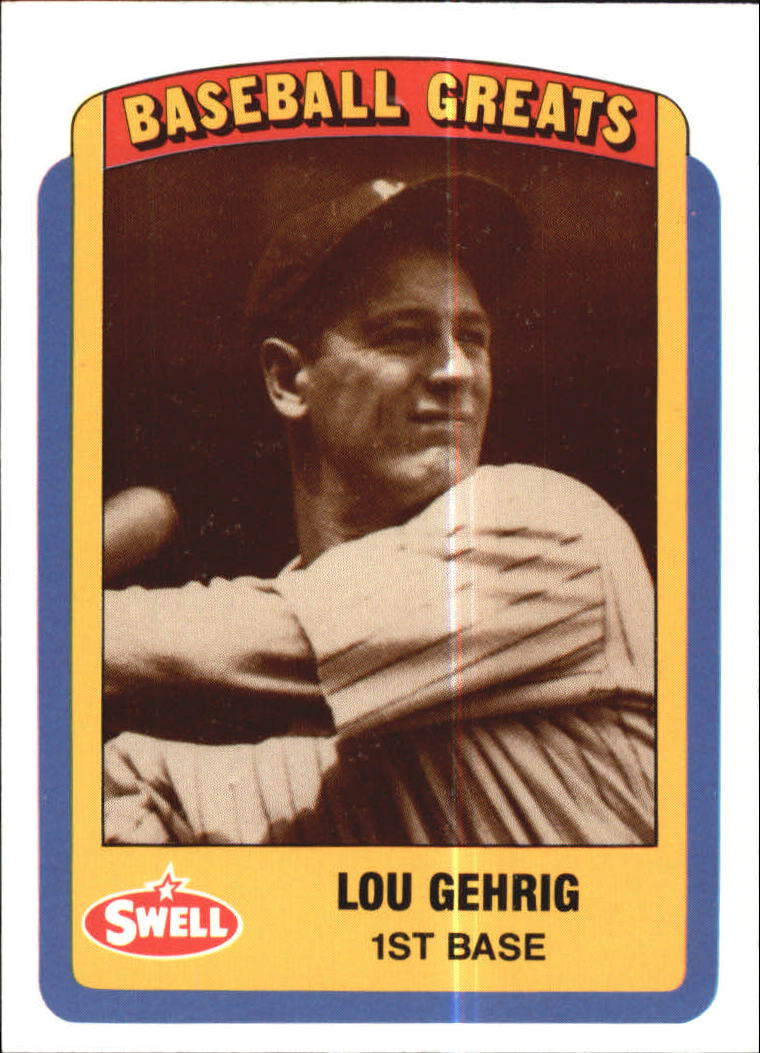 1990 Swell Baseball Greats #25 Lou Gehrig