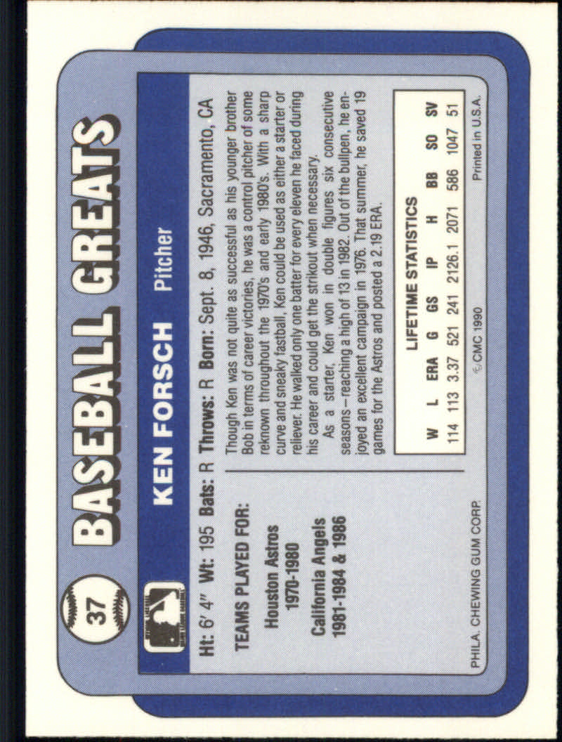 1990 Swell Baseball Greats "Main Set" Cards #1 to #135 - Picture 75 of 272