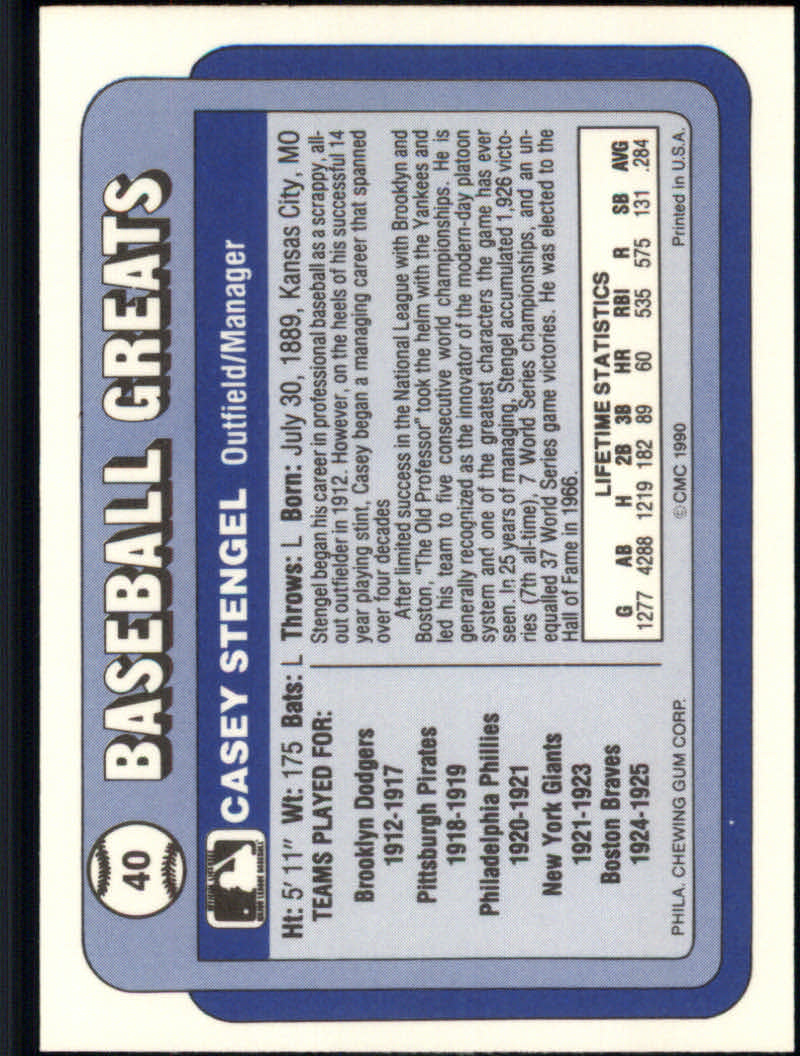 1990 Swell Baseball Greats "Main Set" Cards #1 to #135 - Picture 81 of 272