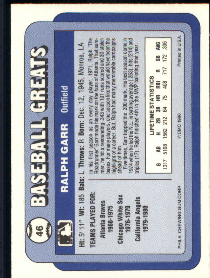 1990 Swell Baseball Greats "Main Set" Cards #1 to #135 - Picture 93 of 272