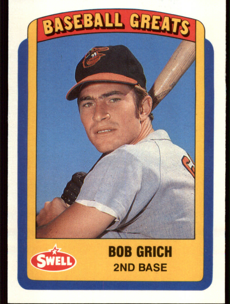 1990 Swell Baseball Greats "Main Set" Cards #1 to #135 - Picture 116 of 272