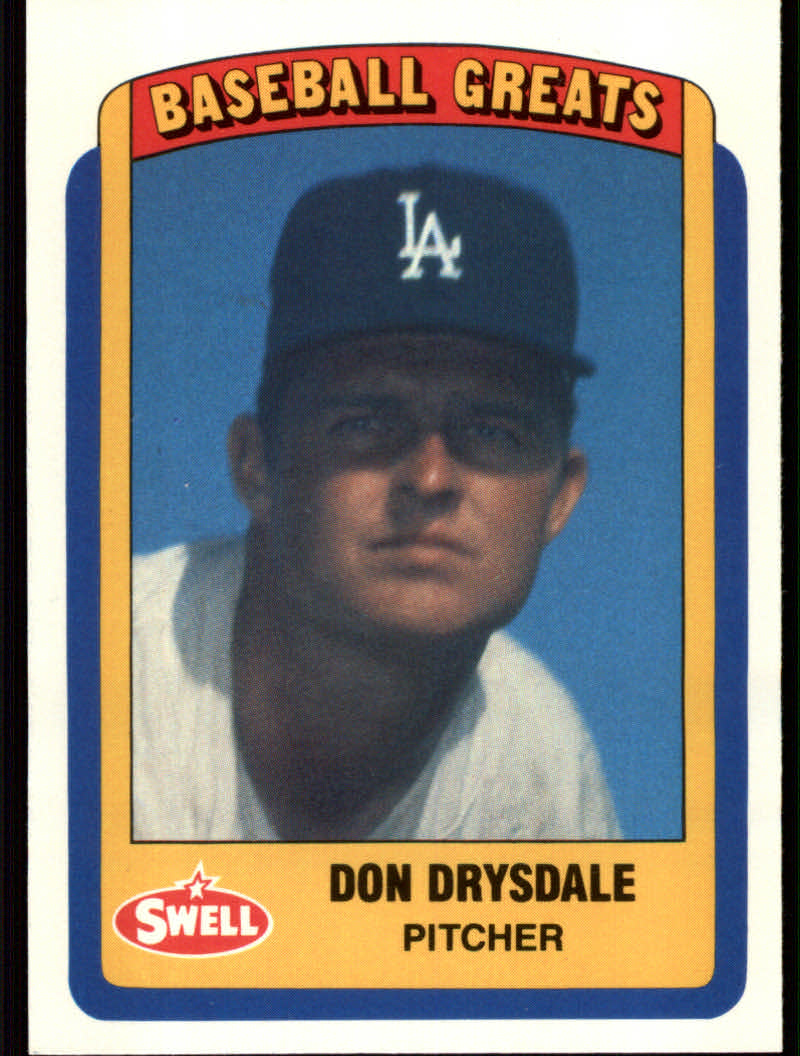 1990 Swell Baseball Greats "Main Set" Cards #1 to #135 - Picture 124 of 272