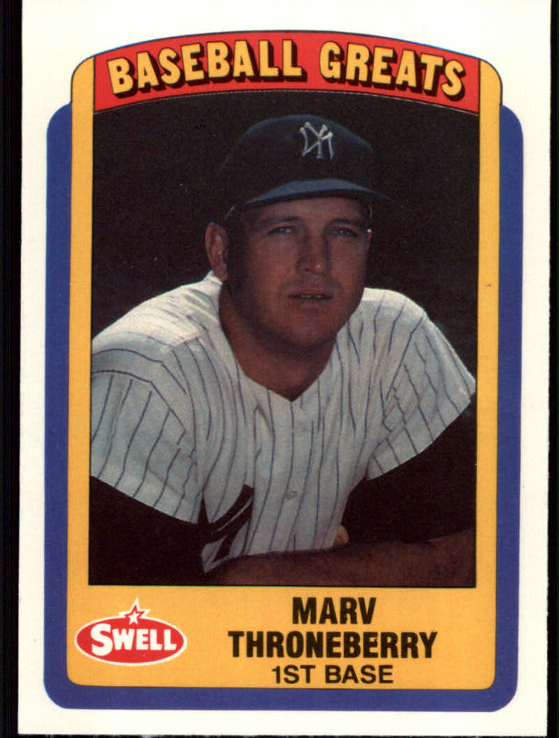 1990 Swell Baseball Greats "Main Set" Cards #1 to #135 - Picture 155 of 272