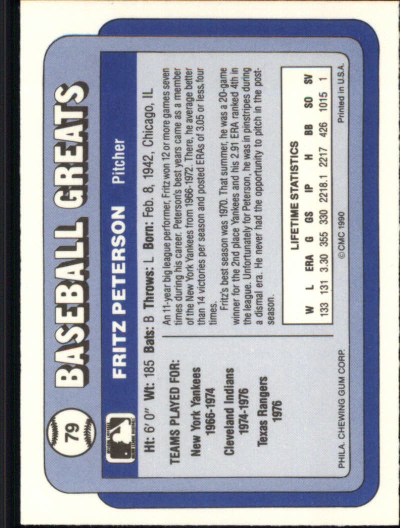1990 Swell Baseball Greats "Main Set" Cards #1 to #135 - Picture 160 of 272