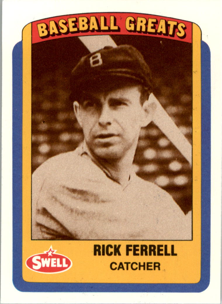 1990 Swell Baseball Greats #86 Rick Ferrell