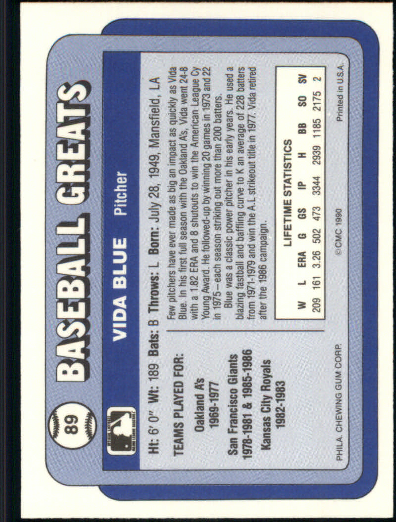 1990 Swell Baseball Greats "Main Set" Cards #1 to #135 - Picture 180 of 272