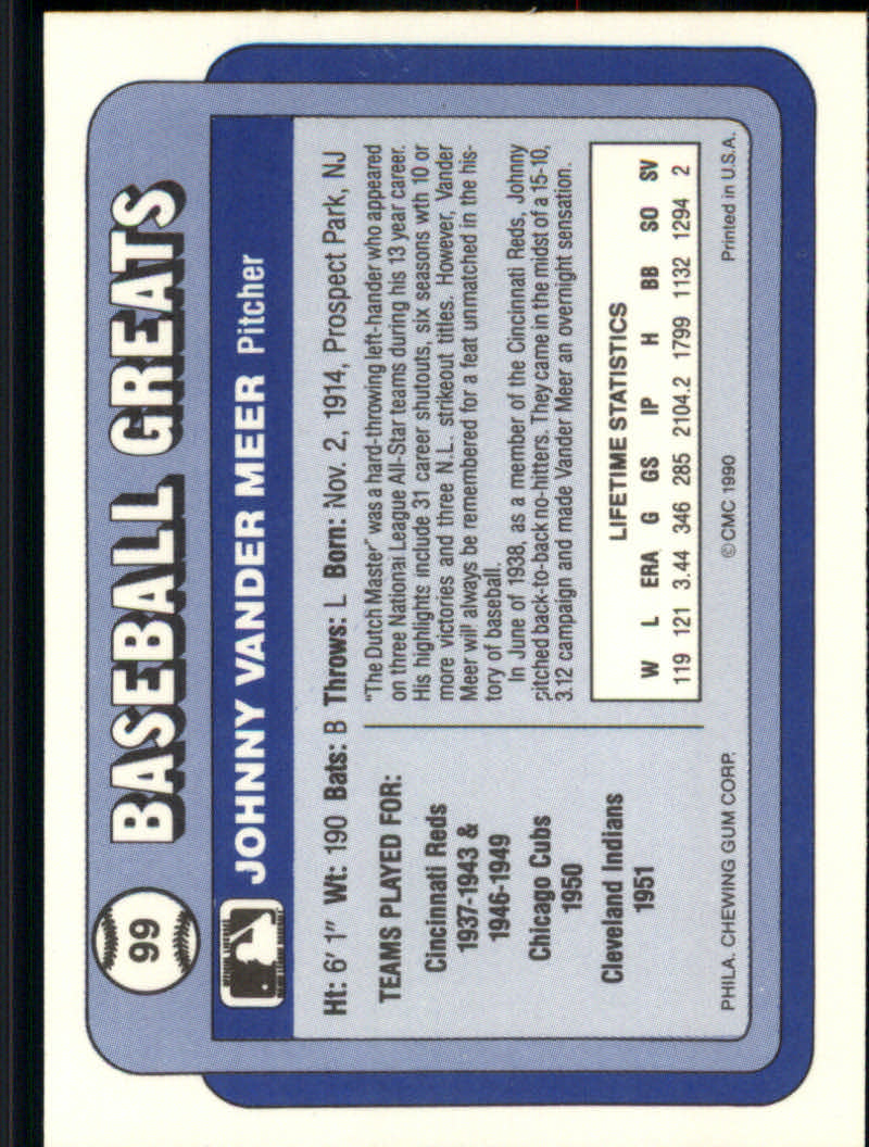 1990 Swell Baseball Greats "Main Set" Cards #1 to #135 - Picture 200 of 272