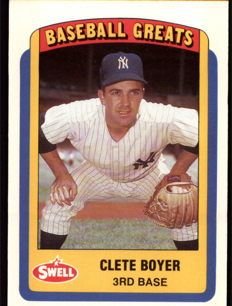 1990 Swell Baseball Greats "Main Set" Cards #1 to #135 - Picture 205 of 272