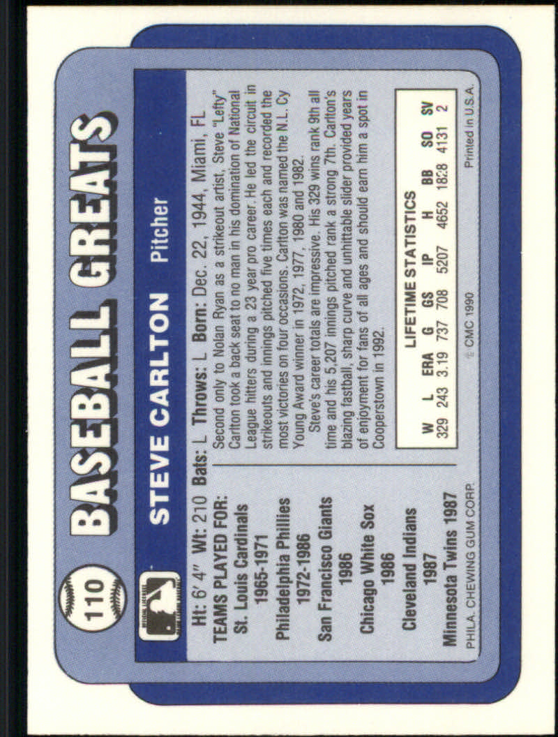 1990 Swell Baseball Greats "Main Set" Cards #1 to #135 - Picture 222 of 272