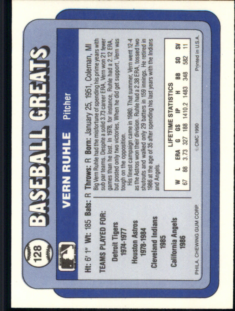 1990 Swell Baseball Greats "Main Set" Cards #1 to #135 - Picture 258 of 272