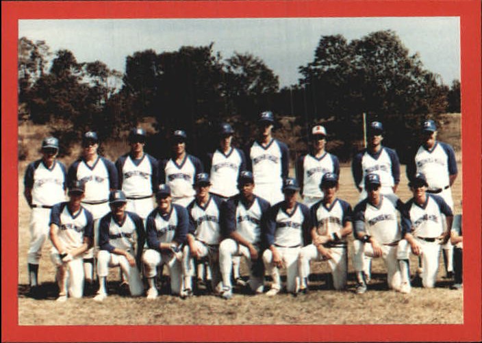 1990 Card Collectors Company Justice Boyhood #16 David Justice/Thomas Moore College Baseball Team)
