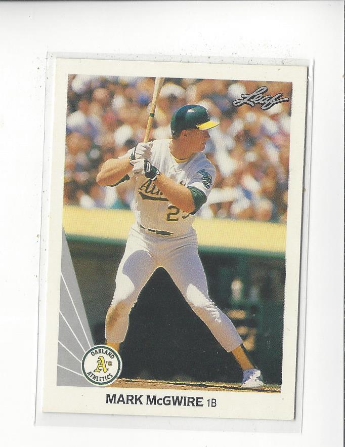 1990 Leaf #62 Mark McGwire