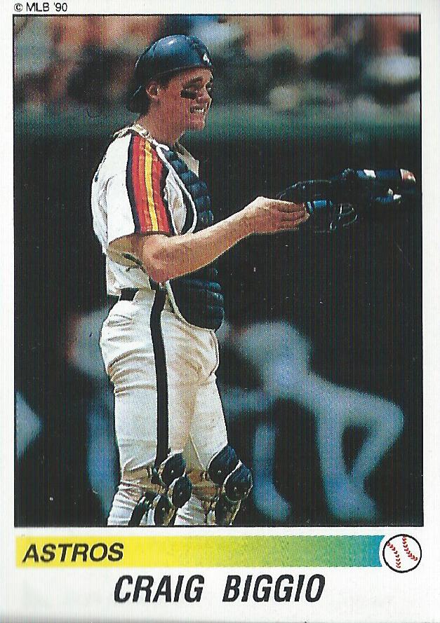 Craig Biggio - Astros #104 Upper Deck 1990 Baseball Trading Card