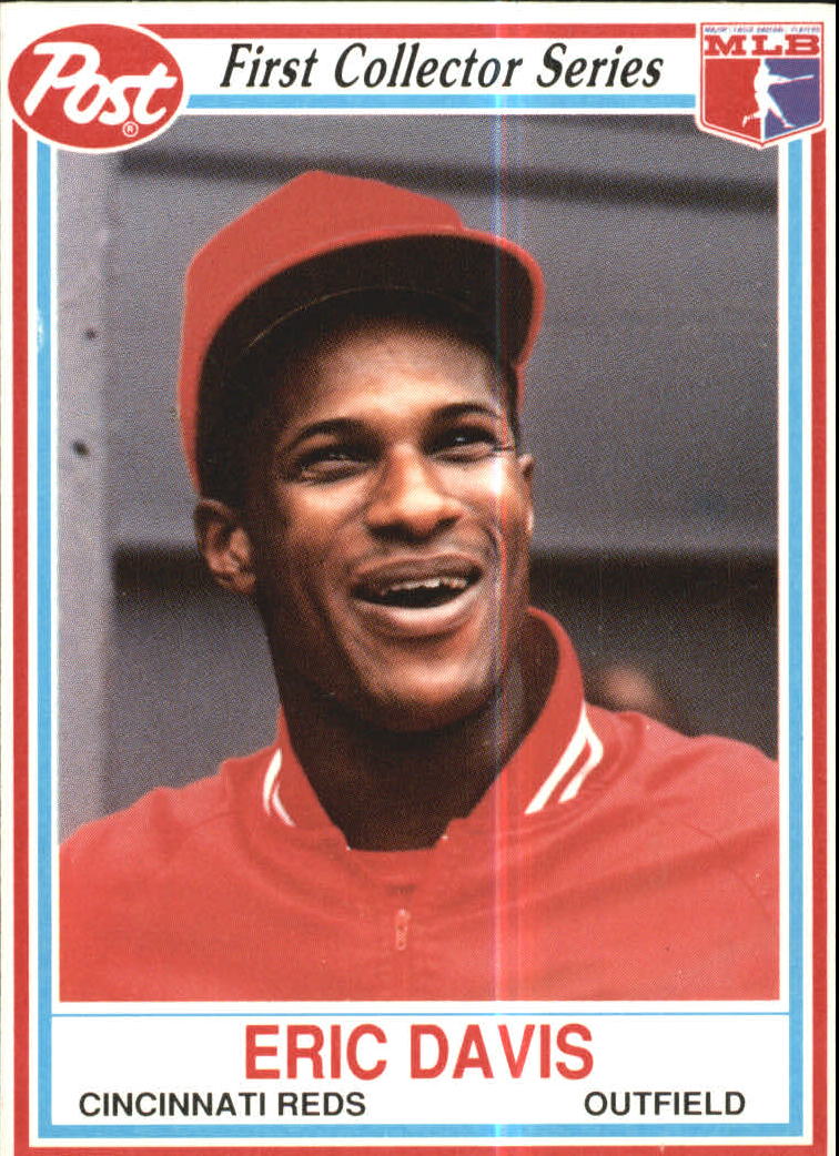 1990 Post Baseball Card 24 Eric Davis EBay