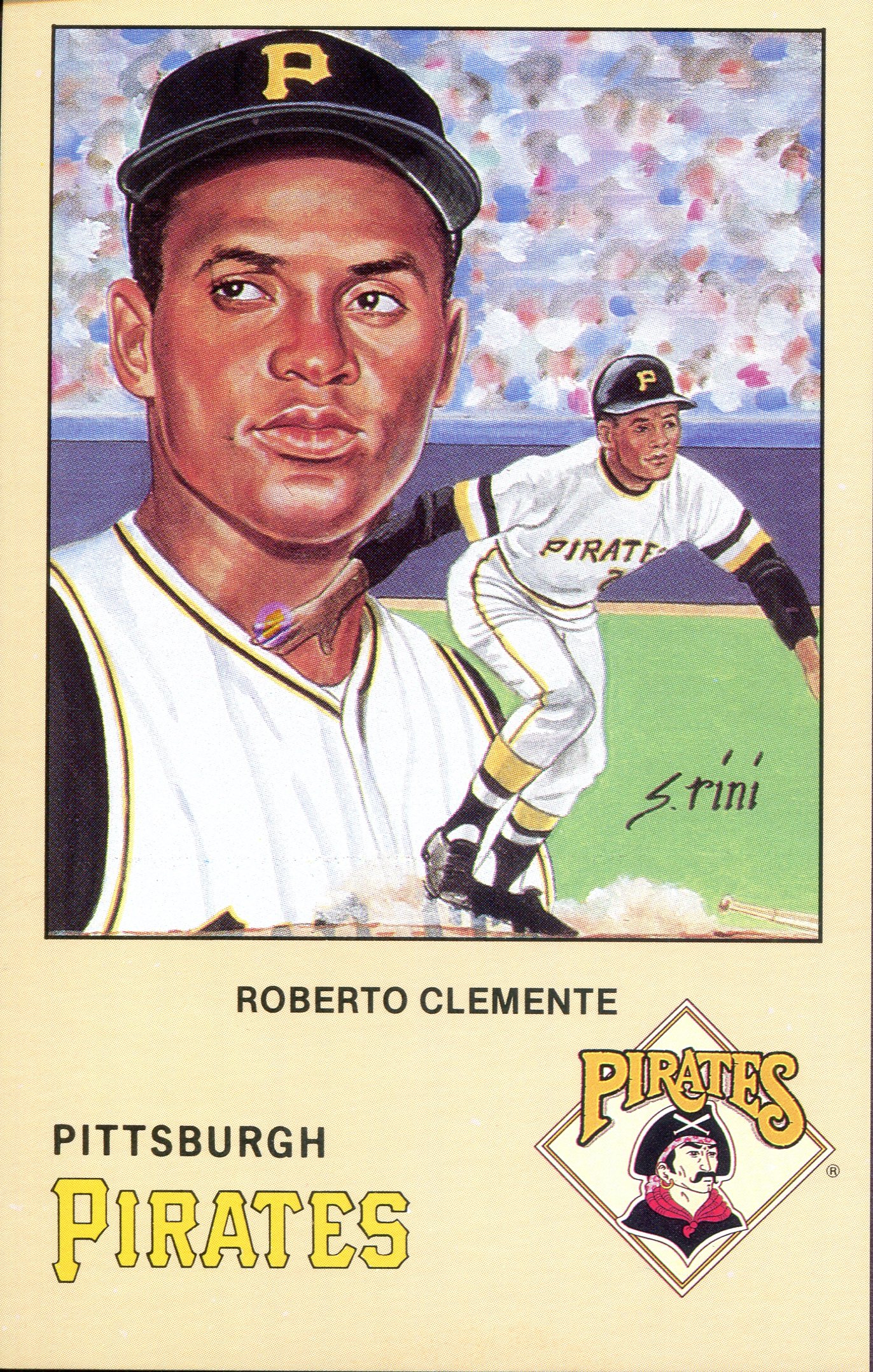 1965 Topps # 160 Roberto Clemente Pittsburgh Pirates (Baseball Card) EX  Pirates