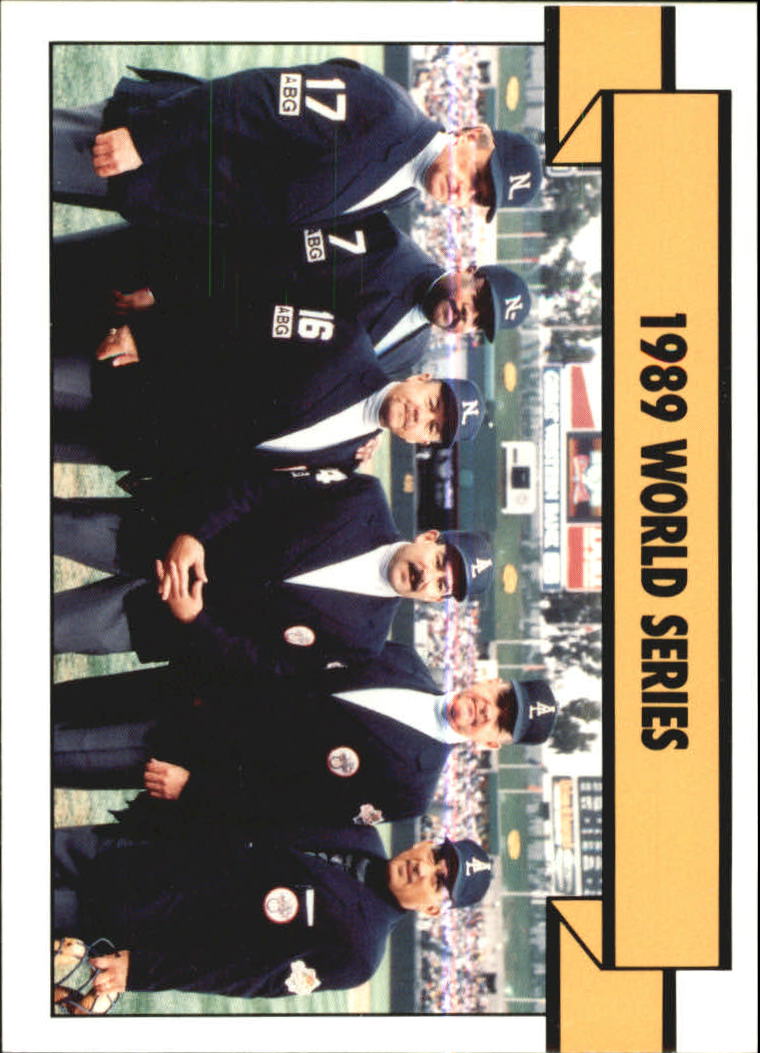 1990 T/M Umpires #62 World Series