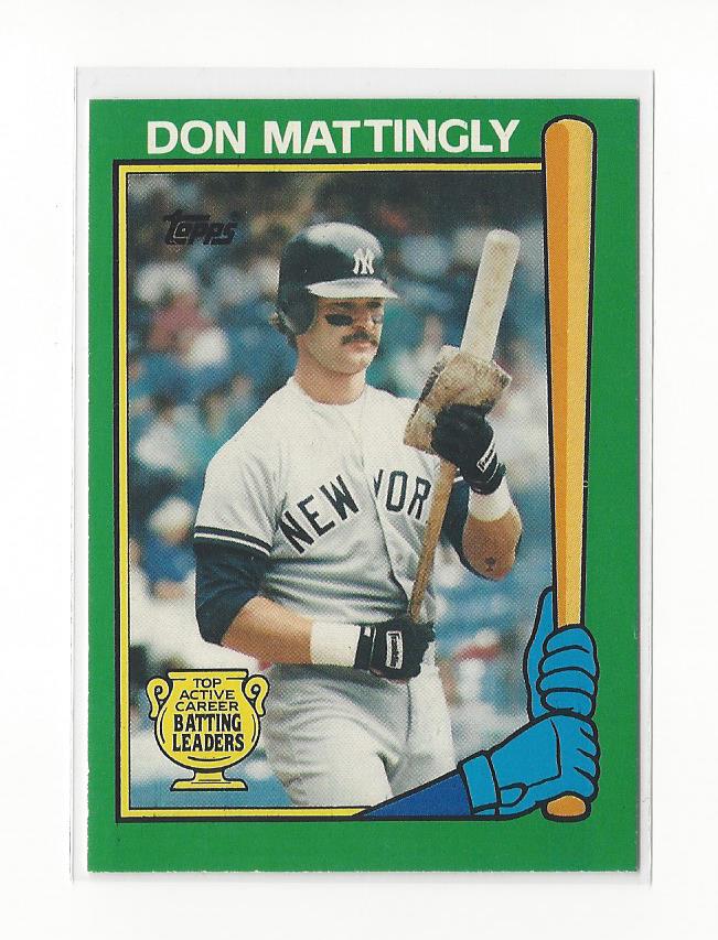 1990 Topps Batting Leaders #4 Don Mattingly