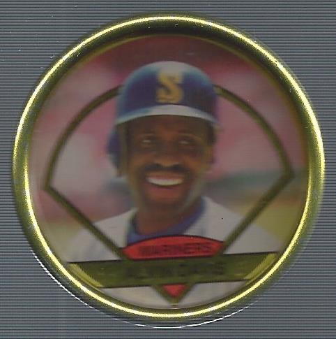 1990 Topps Coins #11 Alvin Davis - NM-MT