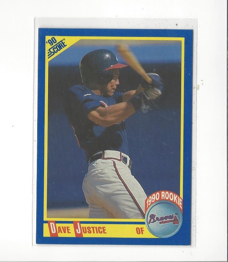 1990 Score #650 Dave Justice RC