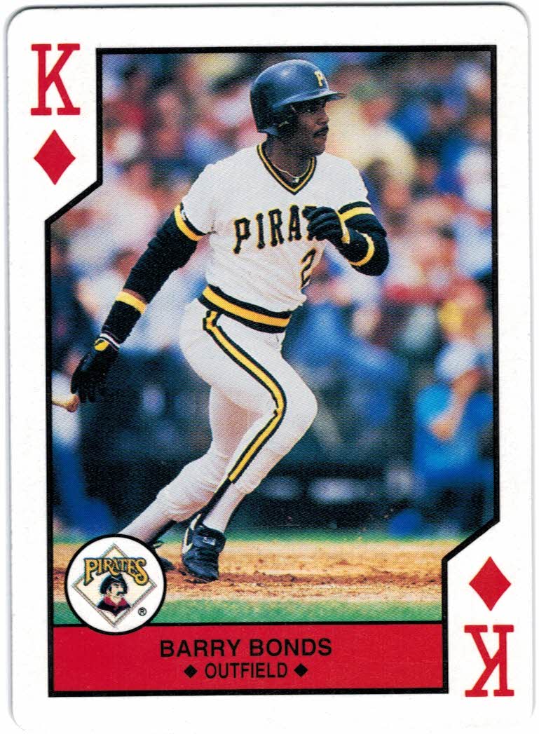 1990 U.S. Playing Cards All-Stars #13D Barry Bonds