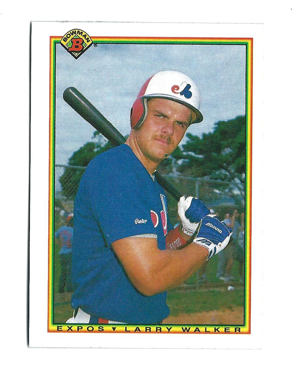1990 Bowman #117 Larry Walker RC