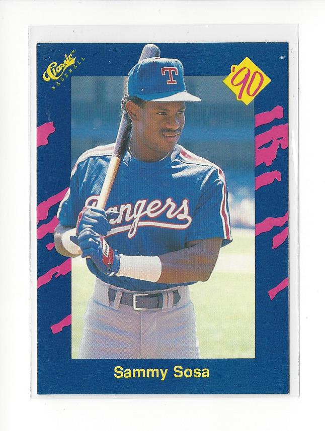 1990 Classic Blue #140 Sammy Sosa
