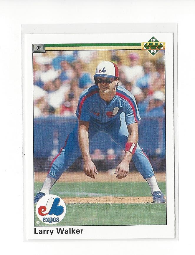 1990 Upper Deck #466 Larry Walker RC