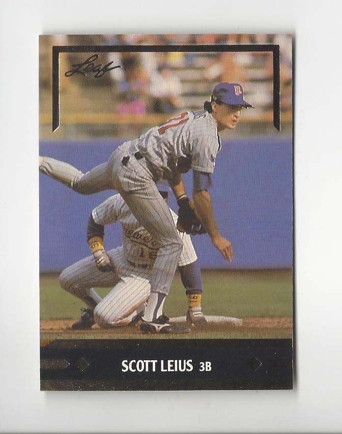 1991 Leaf Gold Rookies #BC1 Scott Leius