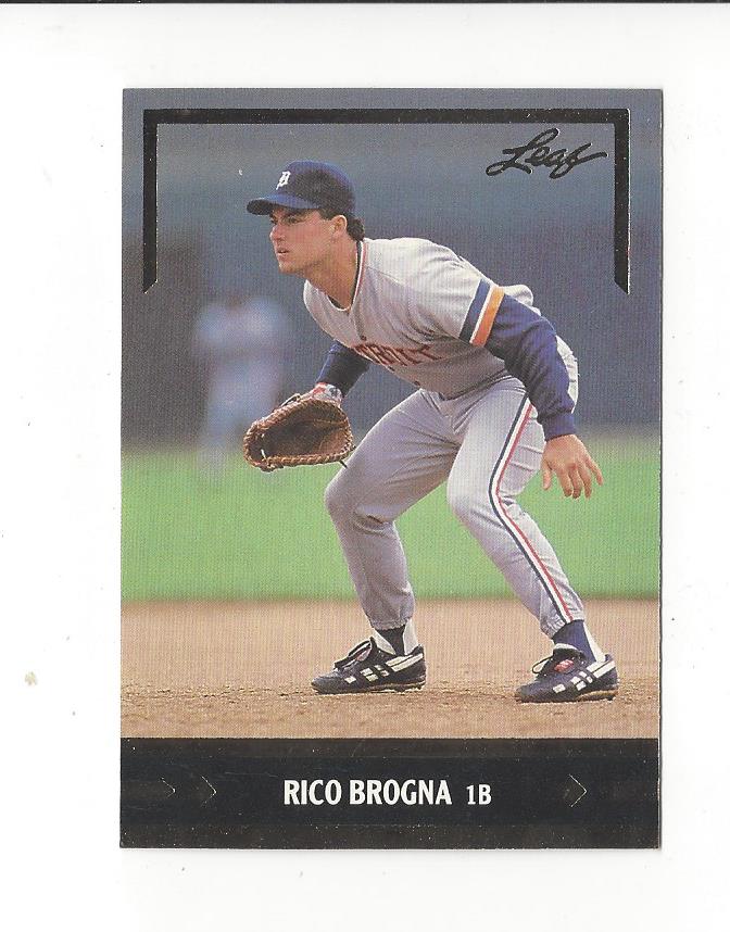 1991 Leaf Gold Rookies #BC11 Rico Brogna