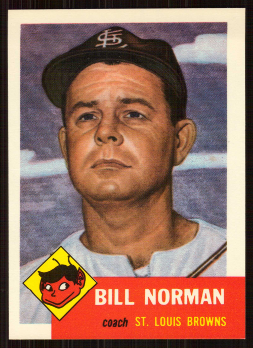 1991 Topps Archives '53 #245 Bill Norman CO