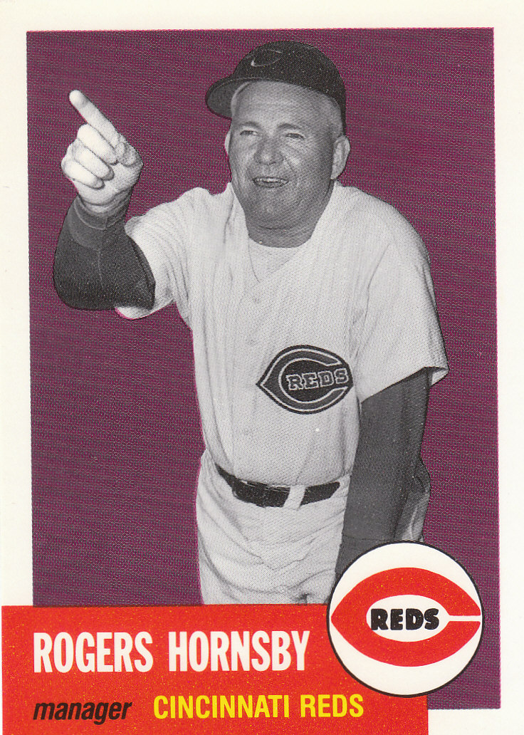 1991 Topps Archives '53 #289 Rogers Hornsby MG