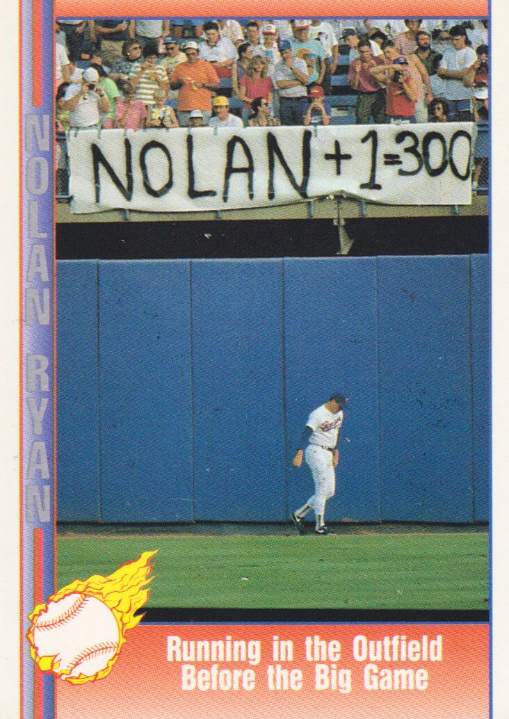 1991 Pacific Ryan Texas Express I #83 Nolan Ryan/Running in Outfield/Before the Big Ga