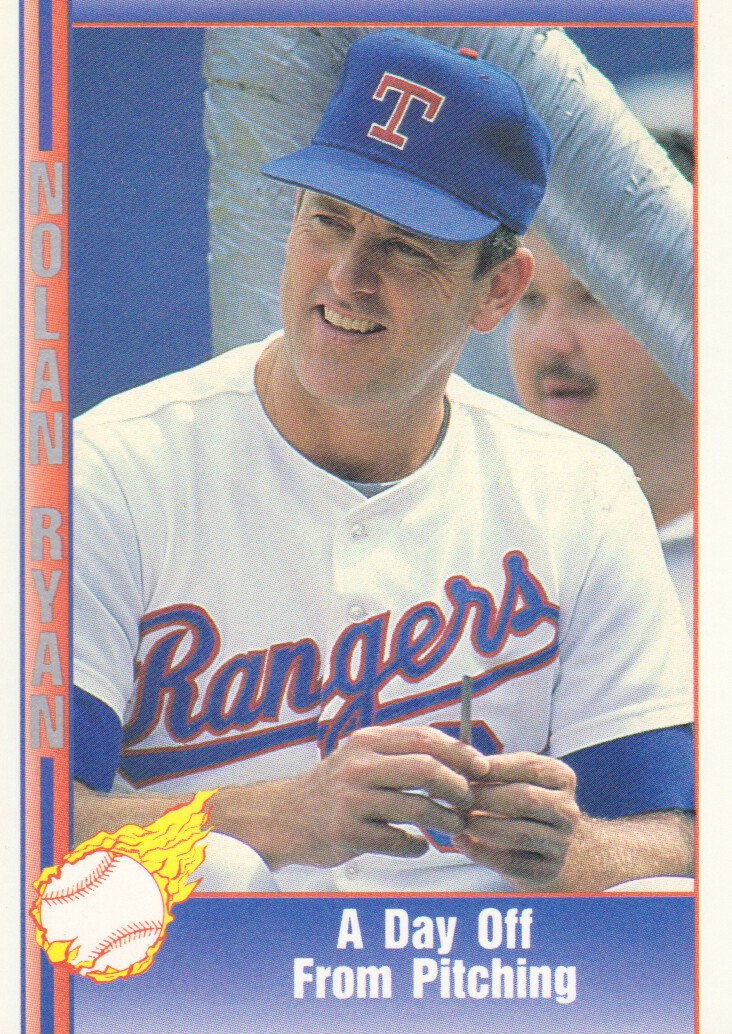 1991 Pacific Ryan Texas Express I #96 Nolan Ryan/Day Off from Pitcher