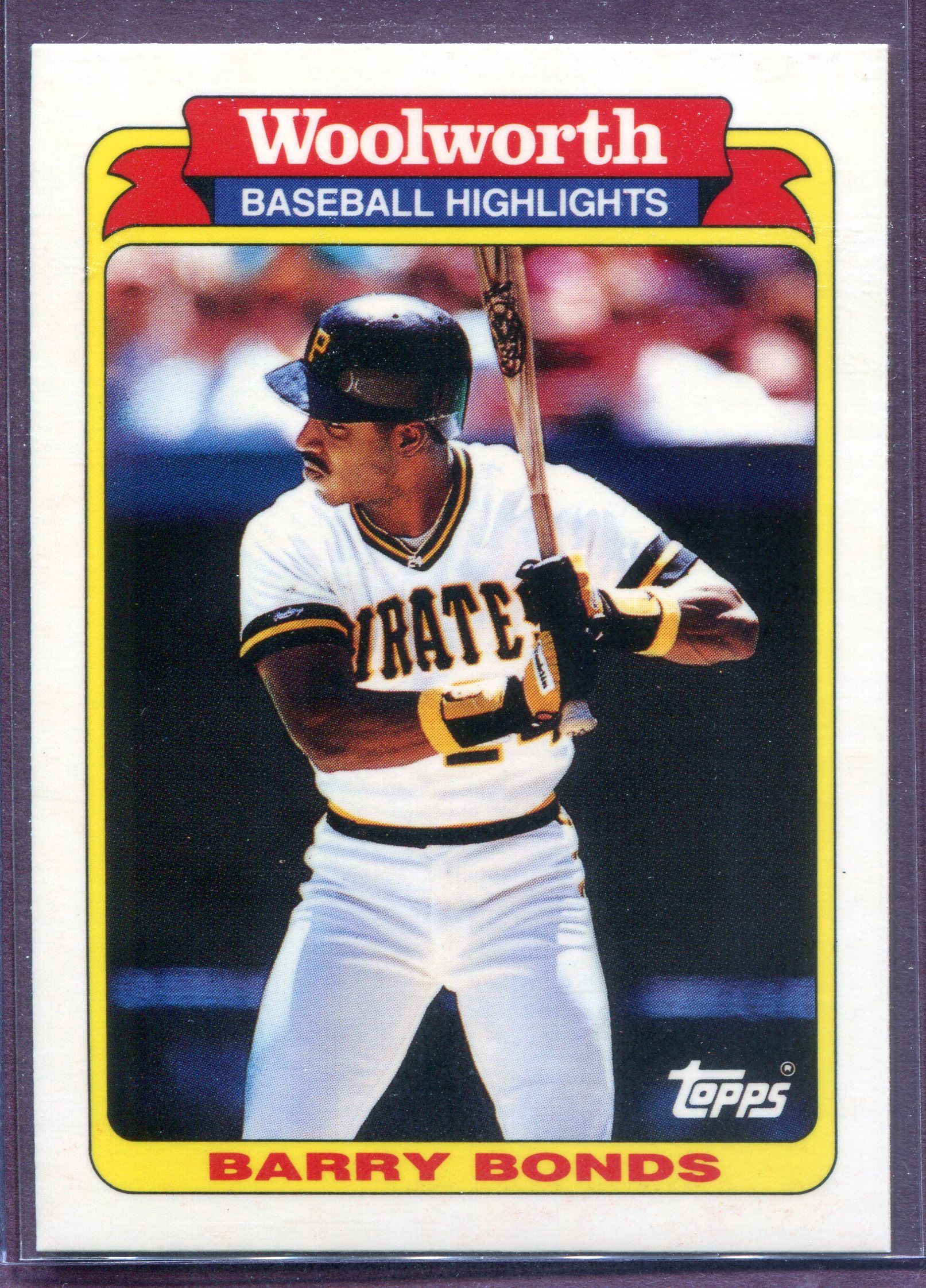 1991 Woolworth's Topps #1 Barry Bonds