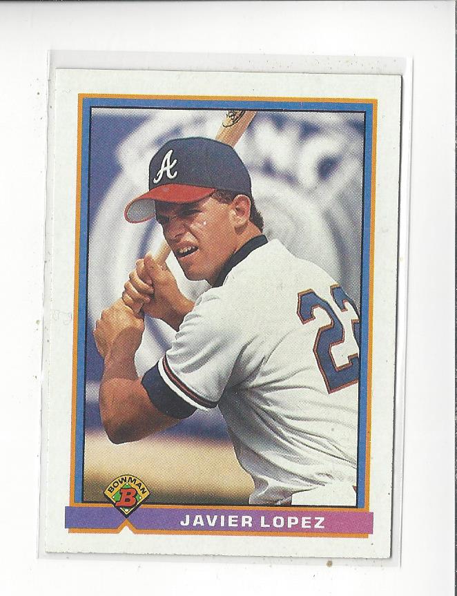 1991 Bowman #587 Javy Lopez RC